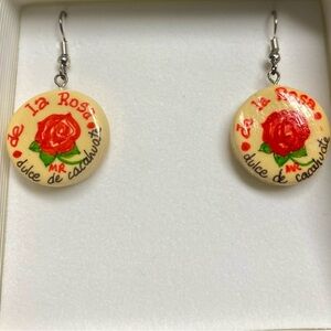 De La Rosa dulce earrings